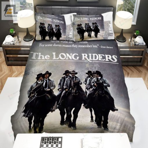 The Long Riders 1980 Movie Poster Ver 3 Bed Sheets Spread Comforter Duvet Cover Bedding Sets elitetrendwear 1