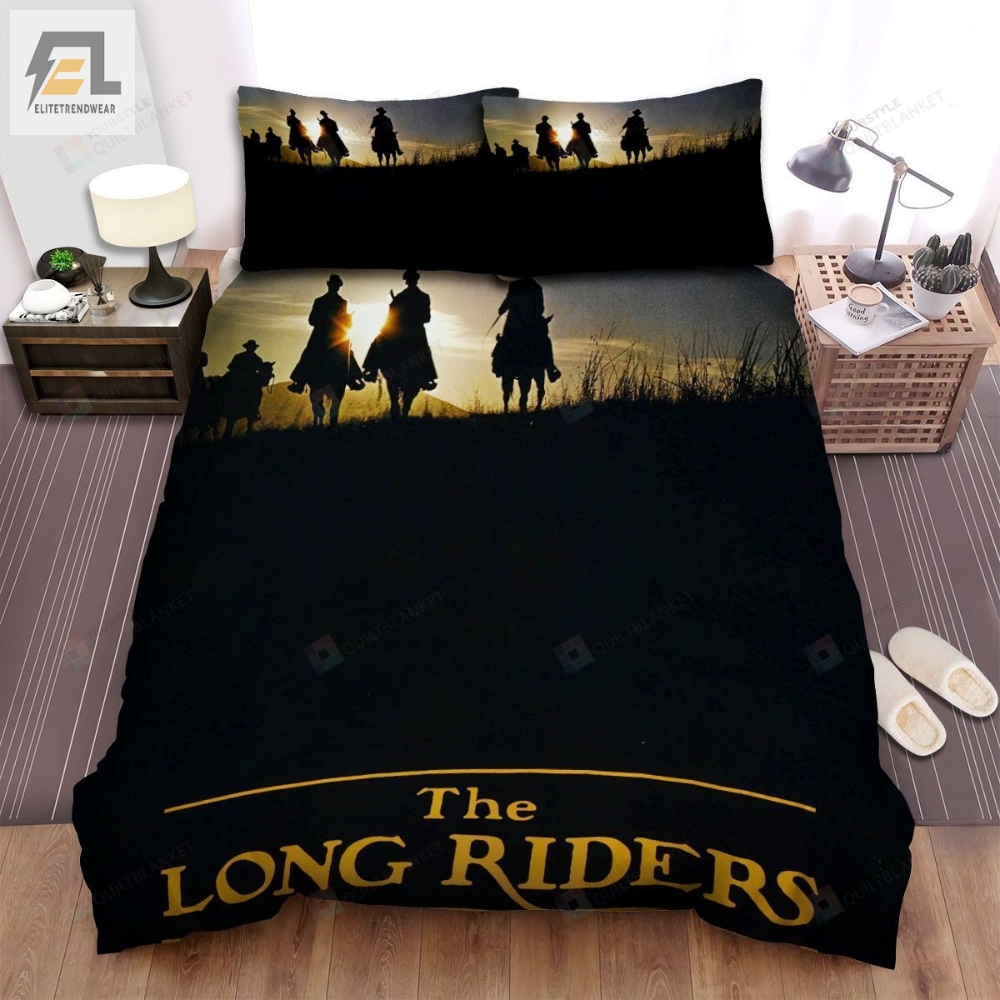 The Long Riders 1980 Movie Poster Ver 2 Bed Sheets Spread Comforter Duvet Cover Bedding Sets 