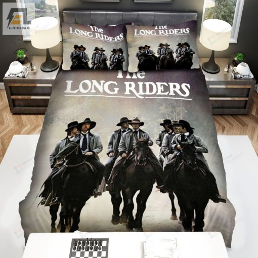The Long Riders 1980 Movie Poster Bed Sheets Spread Comforter Duvet Cover Bedding Sets elitetrendwear 1 1