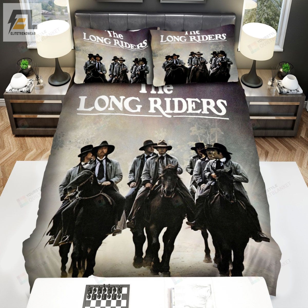 The Long Riders 1980 Movie Poster Bed Sheets Spread Comforter Duvet Cover Bedding Sets 