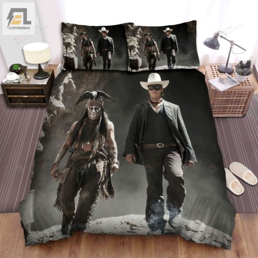 The Lone Ranger 2013 Movie Walk Photo Bed Sheets Spread Comforter Duvet Cover Bedding Sets elitetrendwear 1 1
