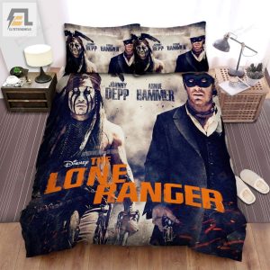 The Lone Ranger 2013 Movie Smoke Background Bed Sheets Spread Comforter Duvet Cover Bedding Sets elitetrendwear 1 1