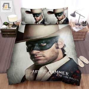 The Lone Ranger 2013 Movie White Cowboy Hat Photo Bed Sheets Spread Comforter Duvet Cover Bedding Sets elitetrendwear 1 1