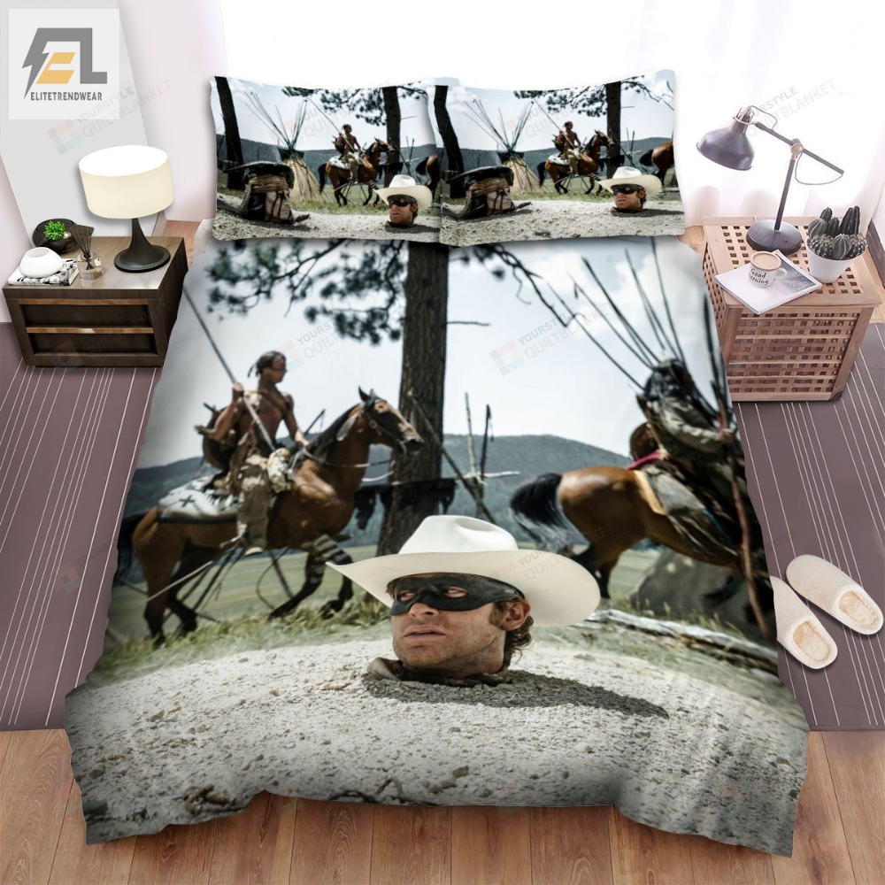 The Lone Ranger 2013 Movie Horse Photo Bed Sheets Spread Comforter Duvet Cover Bedding Sets 