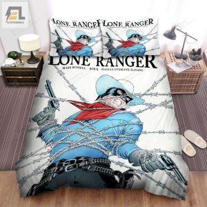 The Lone Ranger 2013 Movie Blue Cowboy Hat Photo Bed Sheets Spread Comforter Duvet Cover Bedding Sets elitetrendwear 1 1