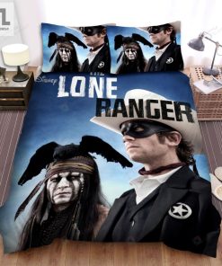 The Lone Ranger 2013 Movie Blue Background Bed Sheets Spread Comforter Duvet Cover Bedding Sets elitetrendwear 1 1