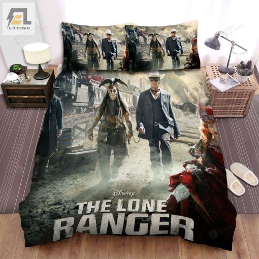 The Lone Ranger 2013 Movie Bird In The Back Photo Bed Sheets Spread Comforter Duvet Cover Bedding Sets elitetrendwear 1 1