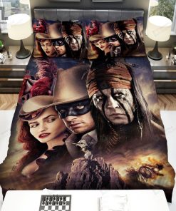 The Lone Ranger 2013 Movie All Characters Photo Bed Sheets Spread Comforter Duvet Cover Bedding Sets elitetrendwear 1 1