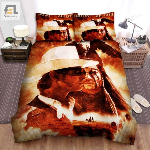The Lone Ranger 2013 Movie Aboriginal People And Cowboy Photo Bed Sheets Spread Comforter Duvet Cover Bedding Sets elitetrendwear 1