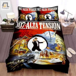 The Living Daylights Movie Poster 4 Bed Sheets Spread Comforter Duvet Cover Bedding Sets elitetrendwear 1 1
