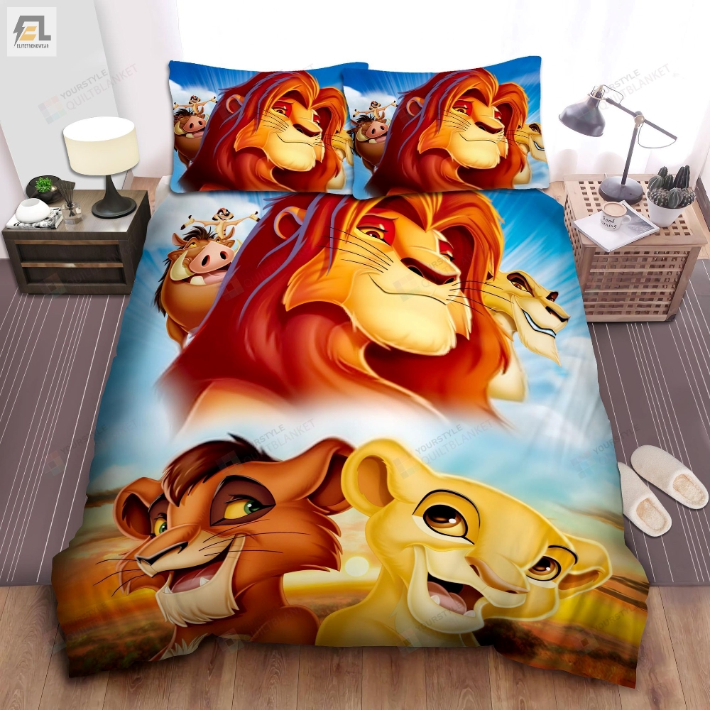 The Lion King Simbaâs Pride Poster Bed Sheets Spread Comforter Duvet Cover Bedding Sets 