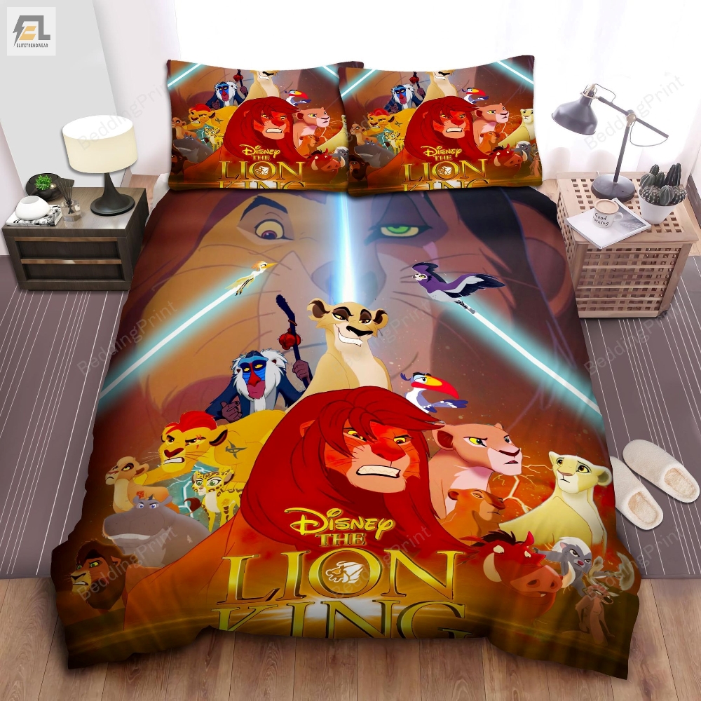 The Lion King Rise Of Scar Movie Poster Bed Sheets Duvet Cover Bedding Sets 