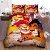 The Lion King Characters In A Drawing Bed Sheets Duvet Cover Bedding Sets elitetrendwear 1