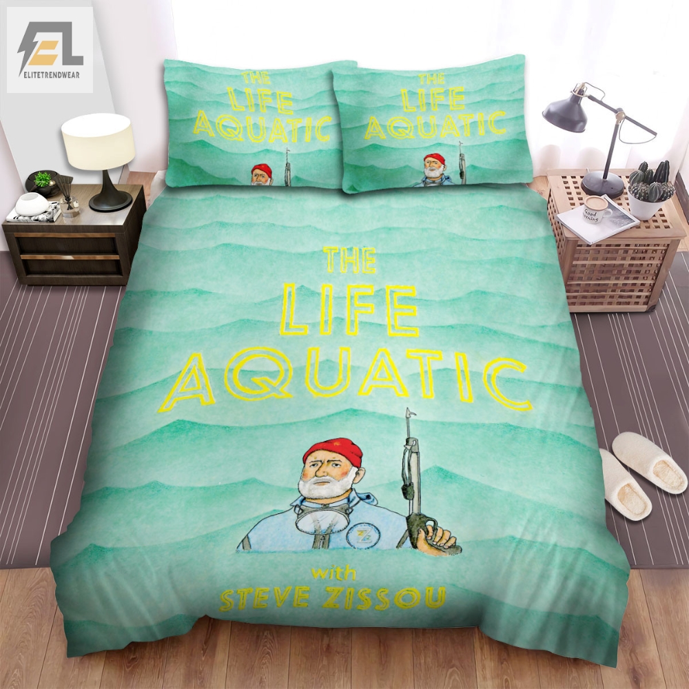 The Life Aquatic With Steve Zissou 2004 Movie The Criterion Collection Bed Sheets Spread Comforter Duvet Cover Bedding Sets 