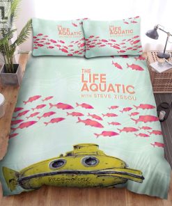 The Life Aquatic With Steve Zissou 2004 Movie Deep Search Submarine Art Bed Sheets Spread Comforter Duvet Cover Bedding Sets elitetrendwear 1 1