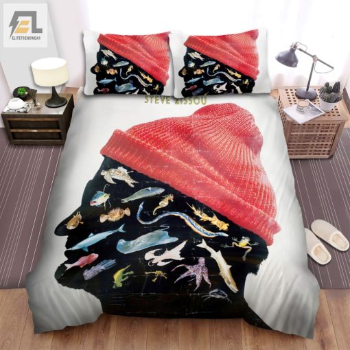 The Life Aquatic With Steve Zissou 2004 Movie Creative Head Art Bed Sheets Spread Comforter Duvet Cover Bedding Sets elitetrendwear 1