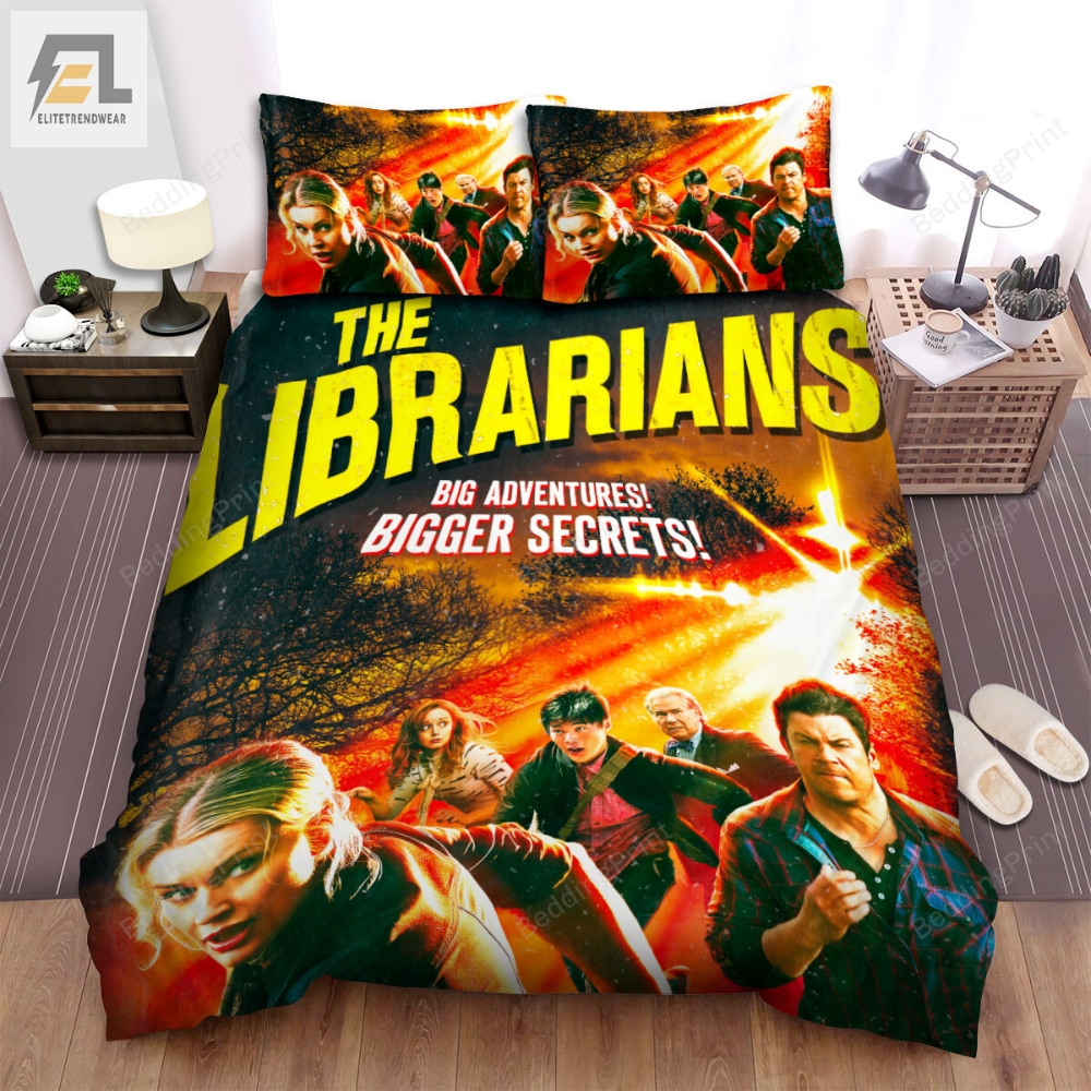 The Librarians Movie Poster 4 Bed Sheets Duvet Cover Bedding Sets 