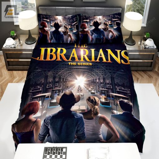 The Librarians Movie Poster 3 Bed Sheets Duvet Cover Bedding Sets elitetrendwear 1