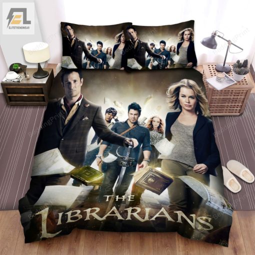The Librarians Movie Poster 1 Bed Sheets Duvet Cover Bedding Sets elitetrendwear 1