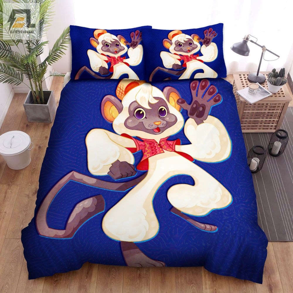 The Lemur Game Character Bed Sheets Spread Duvet Cover Bedding Sets 