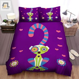 The Lemur Cartoon Character Bed Sheets Spread Duvet Cover Bedding Sets elitetrendwear 1 1