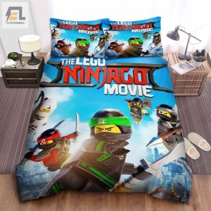 The Lego Ninjago Movie Poster Bed Sheets Duvet Cover Bedding Sets elitetrendwear 1 1