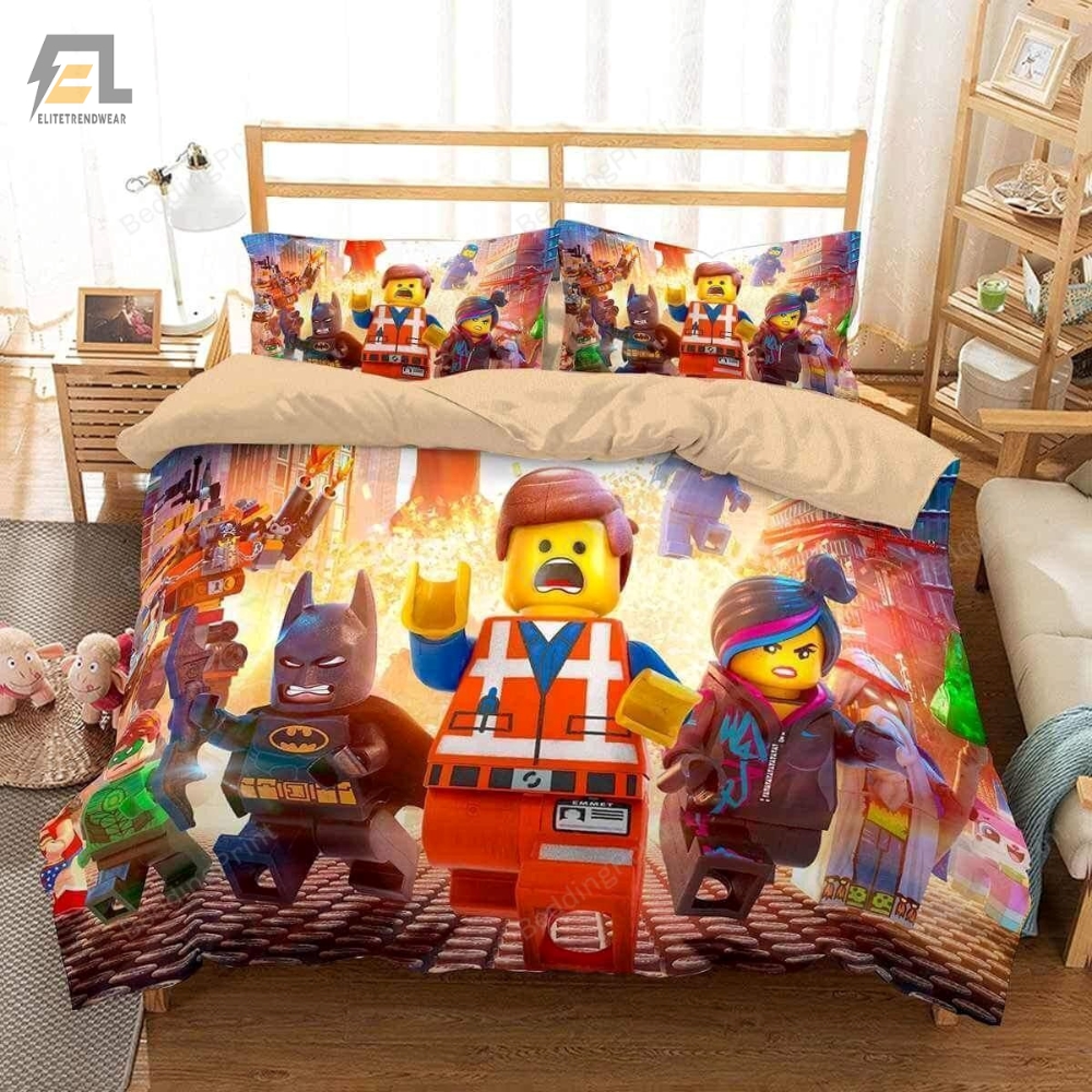 The Lego Movie Heroes Duvet Cover Bedding Set 