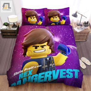 The Lego Movie 2 The Second Part 2019 Rex Dangervest Poster Bed Sheets Duvet Cover Bedding Sets elitetrendwear 1 1