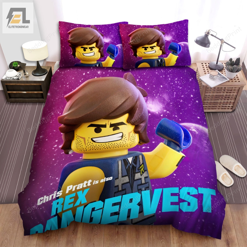 The Lego Movie 2 The Second Part 2019 Rex Dangervest Poster Bed Sheets Duvet Cover Bedding Sets 