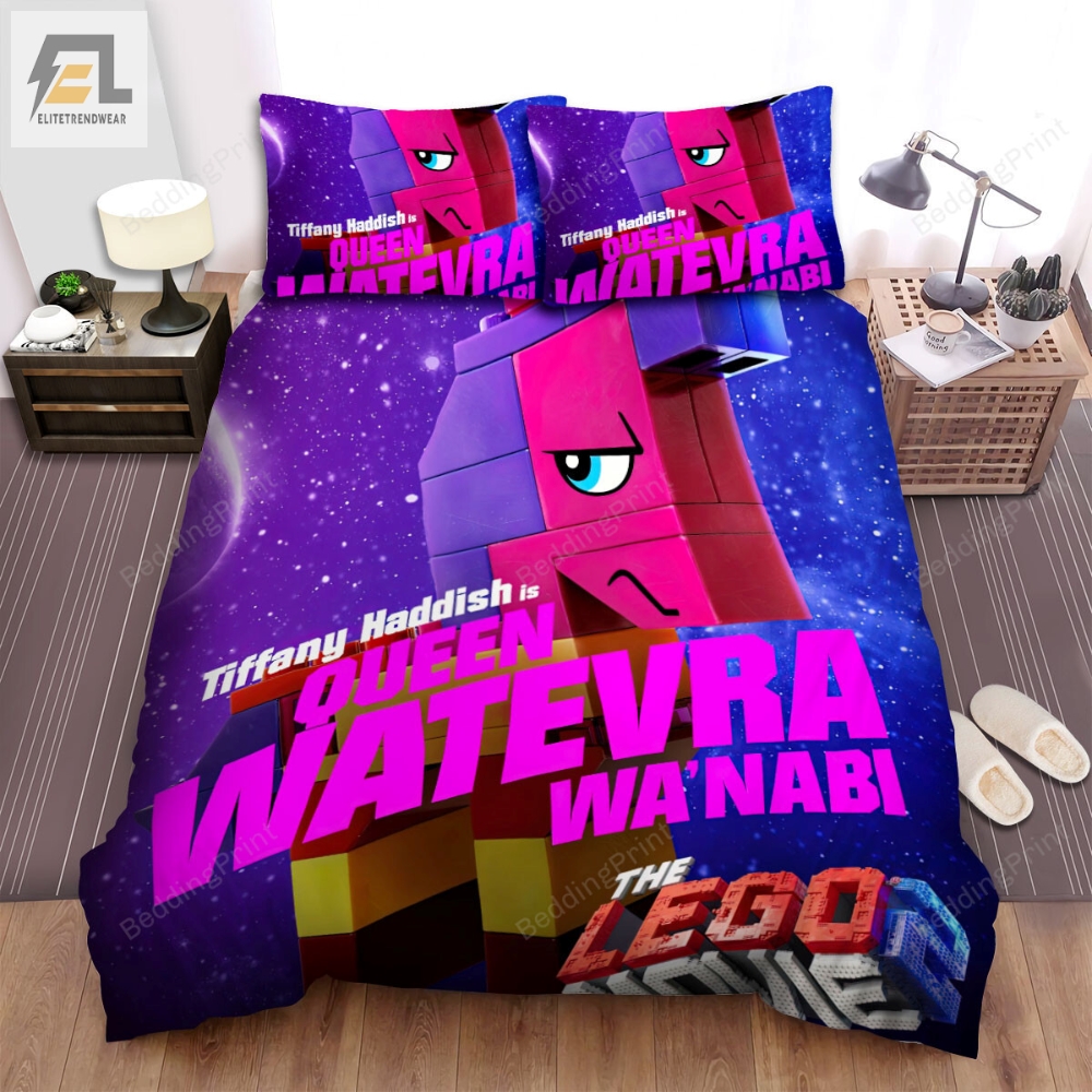 The Lego Movie 2 The Second Part 2019 Queen Watevra Waânabi Bed Sheets Duvet Cover Bedding Sets 