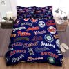 Mlb All Teams Logo Bed Sheets Spread Duvet Cover Bedding Set Ver 4 elitetrendwear 1 2