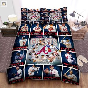 Atlanta Braves Alltime Greats Bedding Set elitetrendwear 1 3