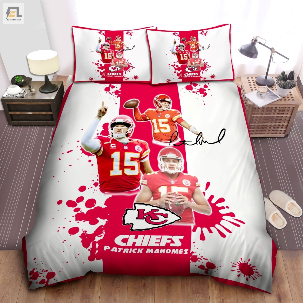 Kansas City Chiefs 3D Duvet Cover Quilt Cover Pillowcase Bedding Set 