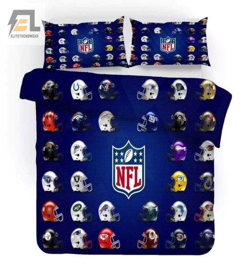 Nfl National Football League American Football Bedding Set For Fans Duvet Cover Pillow Cases elitetrendwear 1 4