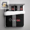 Nintendo Nes Controller Illustration Duvet Cover Bedding Set elitetrendwear 1