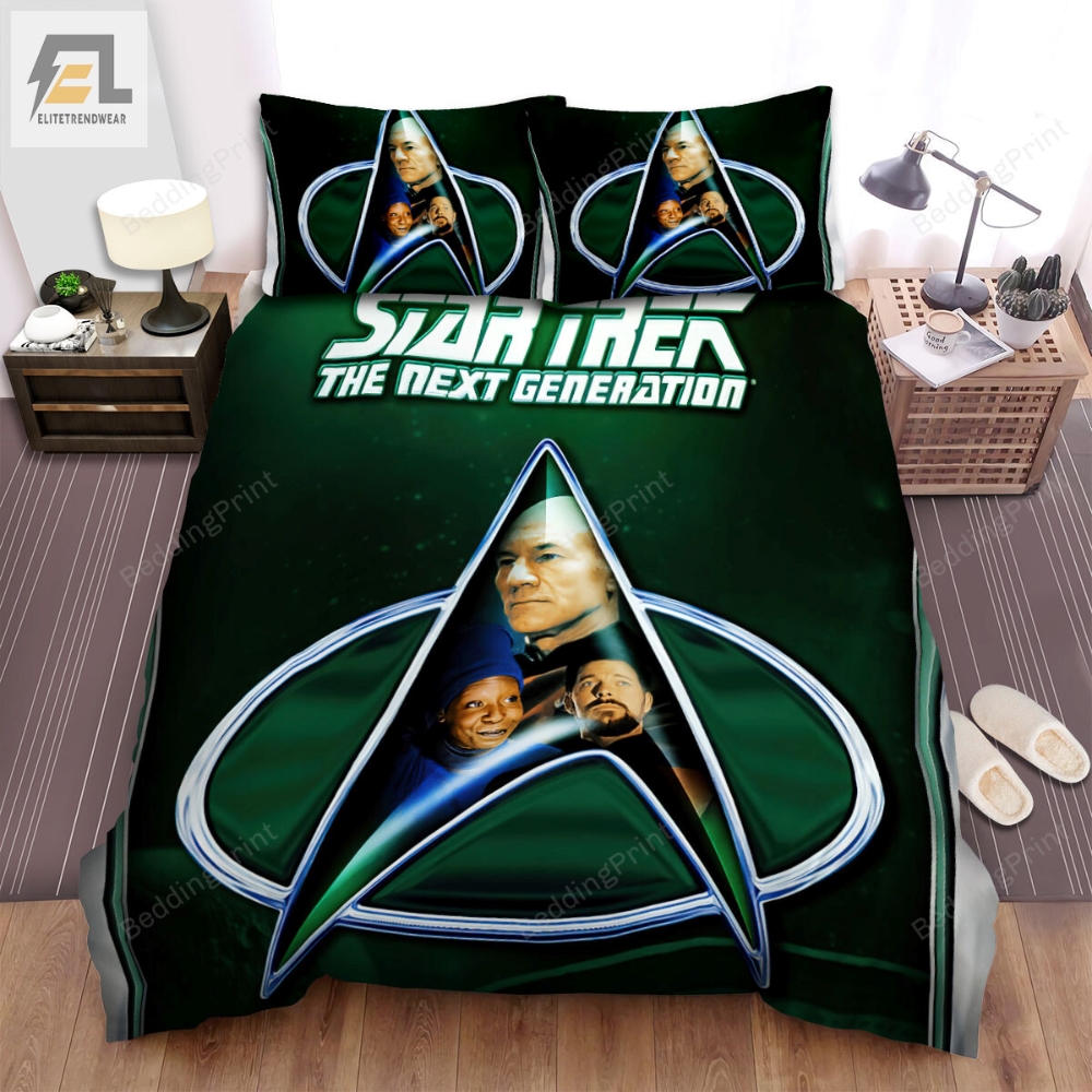 Star Trek The Next Generation Movie Season 4 Poster Bed Sheets Duvet Cover Bedding Sets elitetrendwear 1