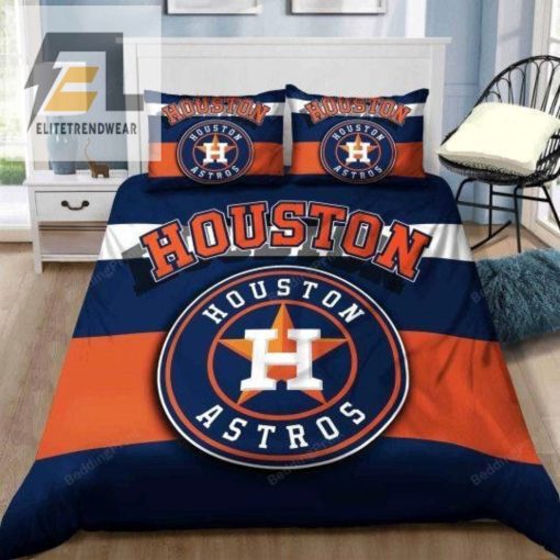 Houston Astros Customize Duvet Cover Bedding Set elitetrendwear 1