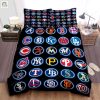 Mlb All Teams Logo Bed Sheets Spread Duvet Cover Bedding Set Ver 8 elitetrendwear 1 2