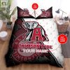 Alabama Crimson Tide Duvet Cover Set Custom Name Nfl Alabama Crimson Tide Bedding Set Nfl Lovers Bedding Alabama Fans Gift Ideas Hc Cb60 elitetrendwear 1 6