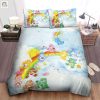 Care Bears Sliding Off The Rainbow Bed Sheets Duvet Cover Bedding Sets elitetrendwear 1 6