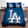 Los Angeles Dodgers La Bed Sheets Duvet Cover Bedding Sets elitetrendwear 1