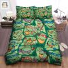 Teenage Mutant Ninja Turtles In Comic Style Pattern Bed Sheets Duvet Cover Bedding Sets elitetrendwear 1