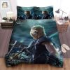 Final Fantasy Cloud Strife And Big Sword Bed Sheets Duvet Cover Bedding Sets elitetrendwear 1