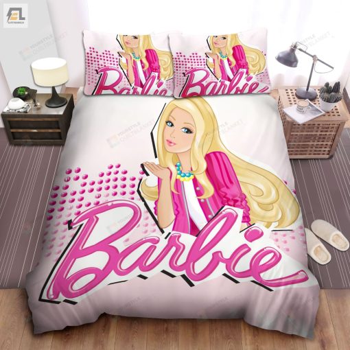Barbie Bed Kiss Blow Sheets Spread Duvet Cover Bedding Sets elitetrendwear 1