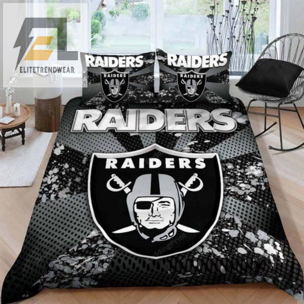 Oakland Raiders B091093 Bedding Set Duvet Cover Pillow Cases elitetrendwear 1