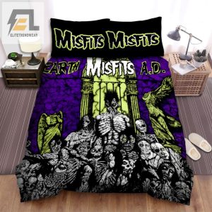 Sleep Like A Wild Misfit With Wolfs Blood Bedding Set elitetrendwear 1 1