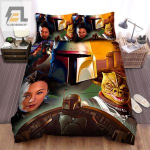 Sleep Like A Bounty Hunter Boba Fett Movie Poster Bedding Set elitetrendwear 1 1