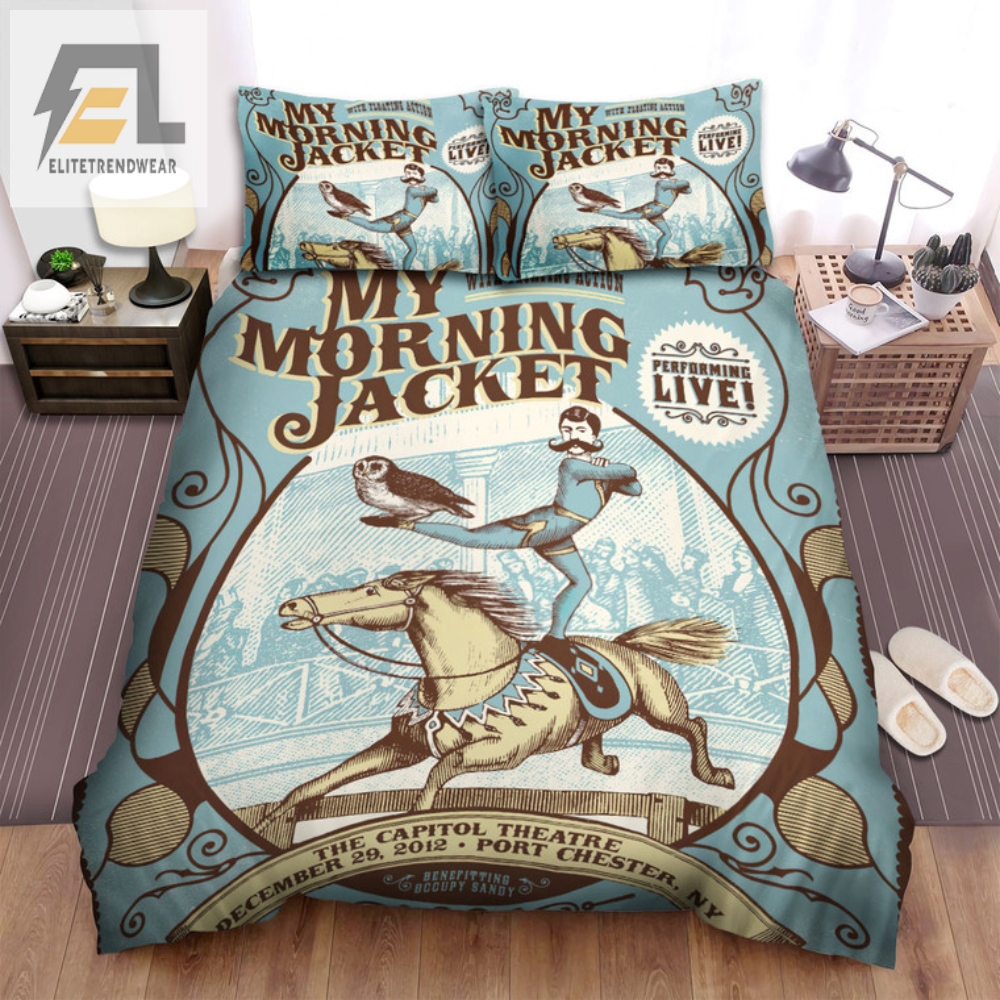 Rock Out In Bed My Morning Jacket Art Poster Bedding Set