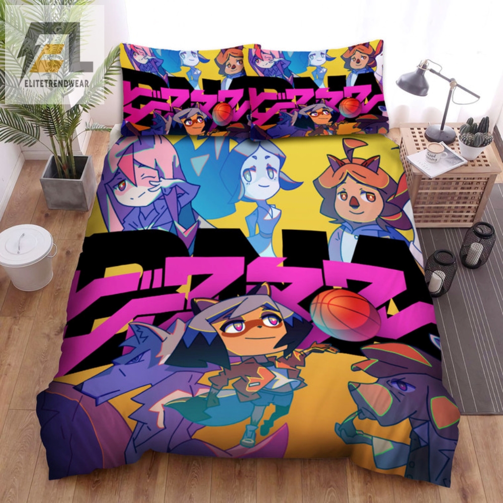 Sleep With The Furry Friends Bna Chibi Characters Bedding Set