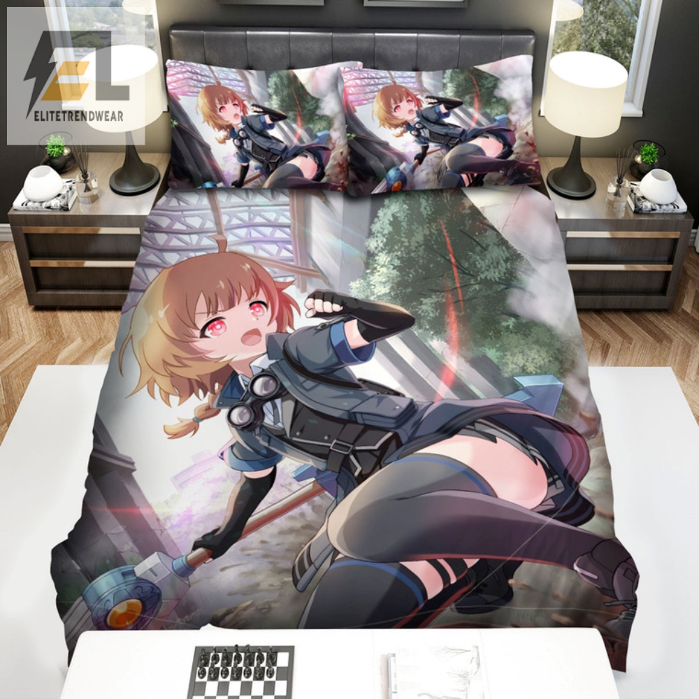 Sleep In Style Assault Lily Fumi Bedding Set  Cozy Up With A Touch Of Anime Fun